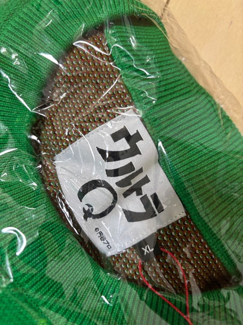 ウルトラマン カネゴン グリーンセーター XLサイズ 100%素材 ウルトラ