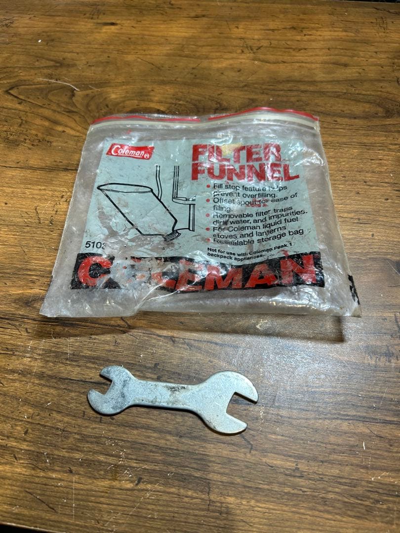 希少品・動作確認済】コールマン508 バーナー 2レバー式 カバー、付属
