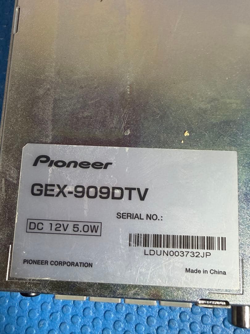カロッツェリア GEX-909DTVチューナー