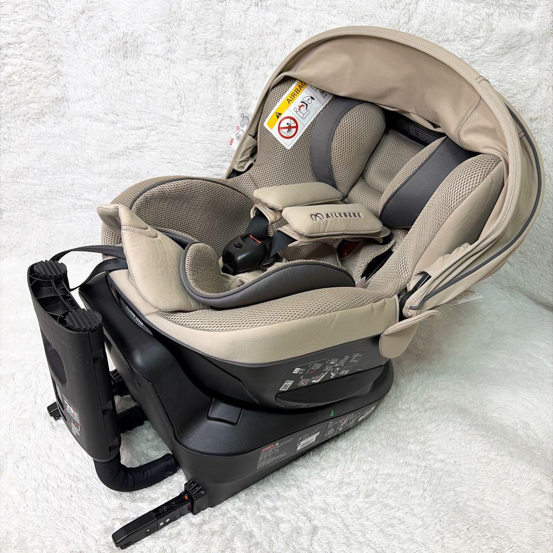 人気カラー✨ エールベベ クルット5i グランス ISOFIX 360°回転 - メルカリ