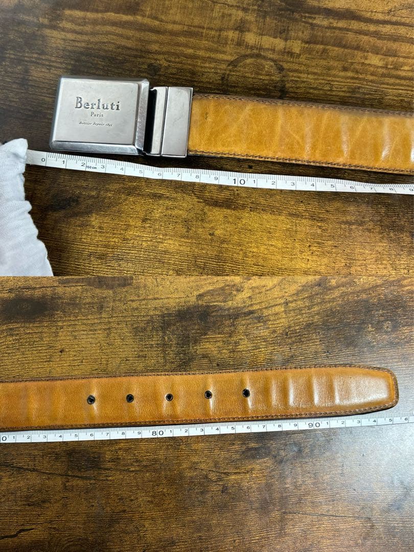 専用出品　Berluti ヴェネチアレザー リバーシブル ベルト 80/32