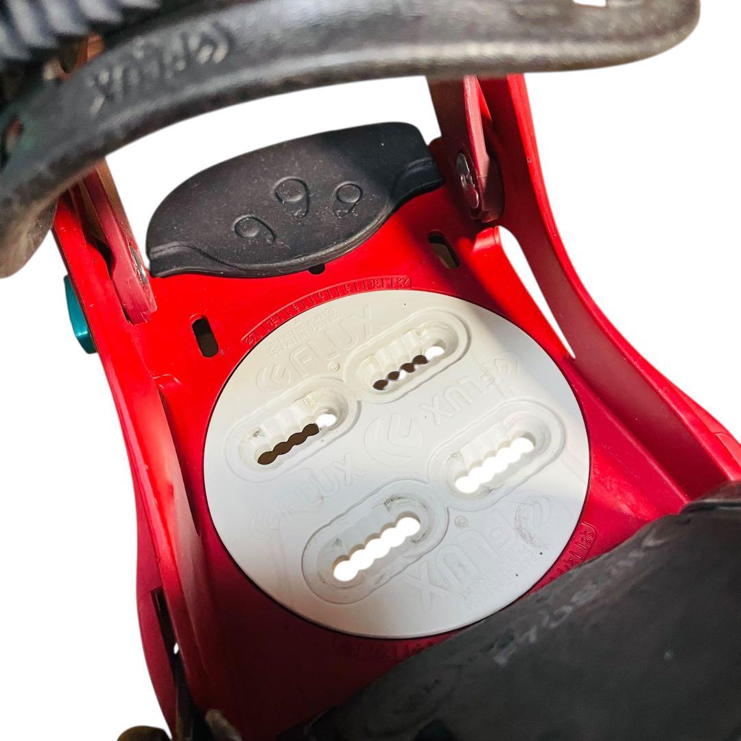 FLUX スノーボード ビンディング レッド/ブラック DS フラックス