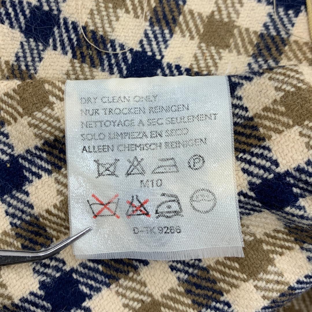 アクアスキュータム バルマカーンコート 36 Sサイズ ベルト付き 玉虫色 光沢