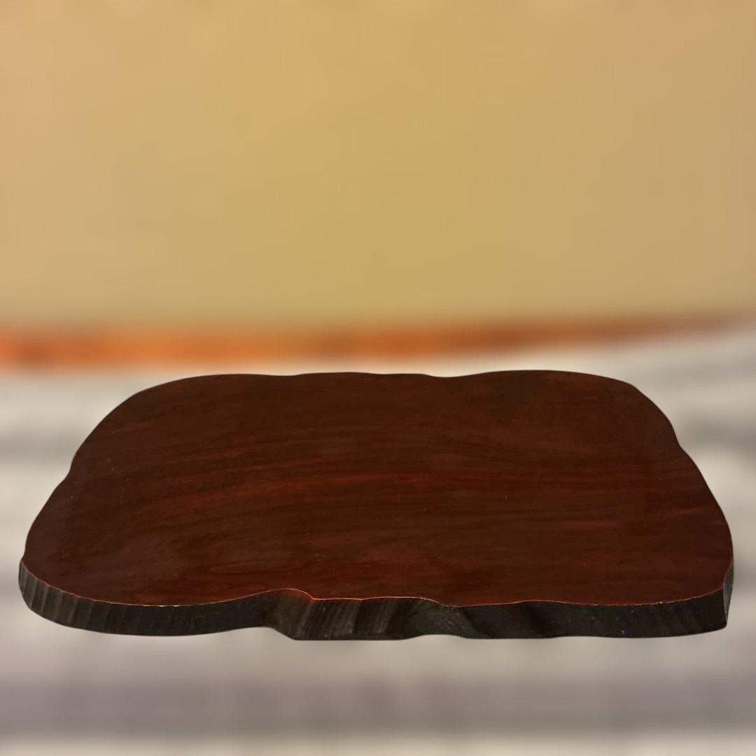 木製 花瓶台 ・小物台。ダークブラウン 色 - メルカリ