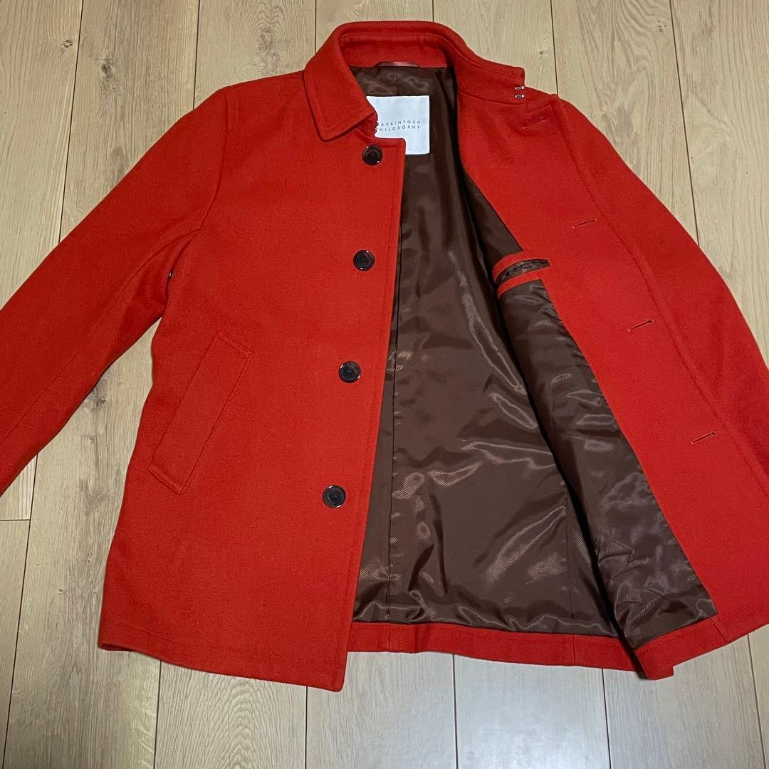 マッキントッシュフィロソフィー メルトンウールコート シングル　M