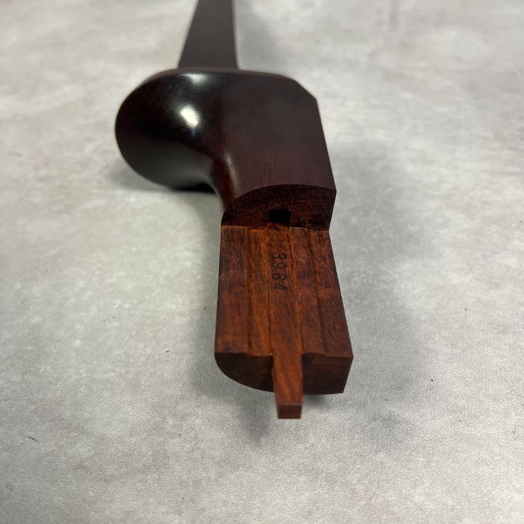 メンテナンス済み　津軽三味線　紅木　糸巻　ニ本溝　正寸　津軽塗胴掛け　べっ甲バチ