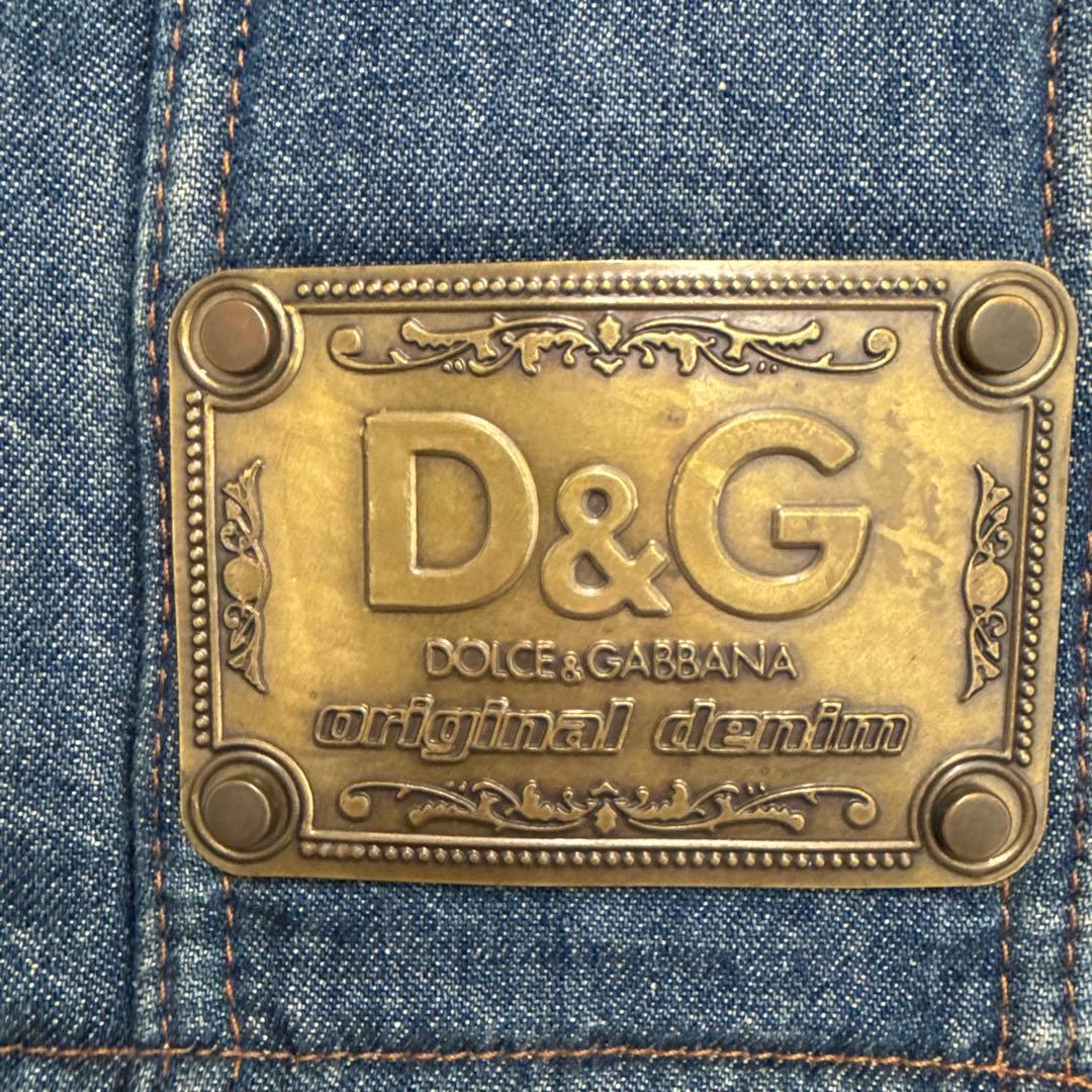 D&G デニムジャケット ファー付き