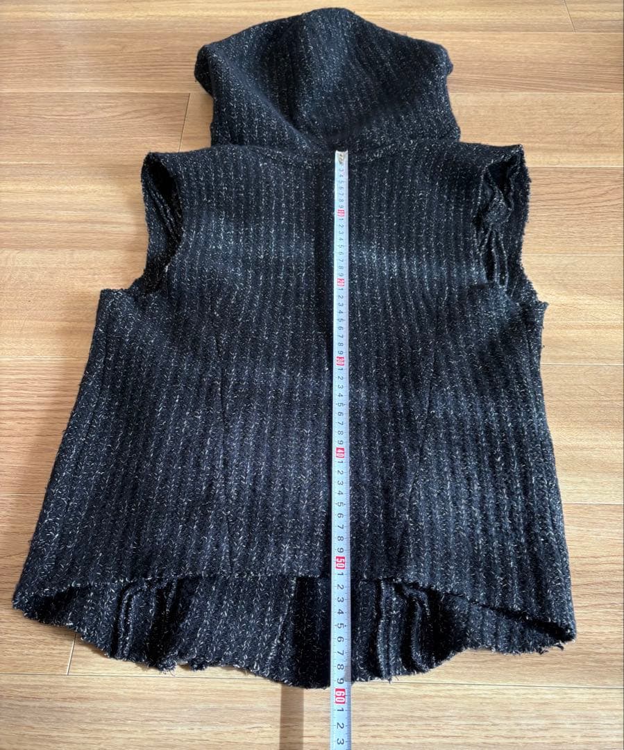 HELMUTLANG★ヘルムートラング 変形 フーディ ニットベスト