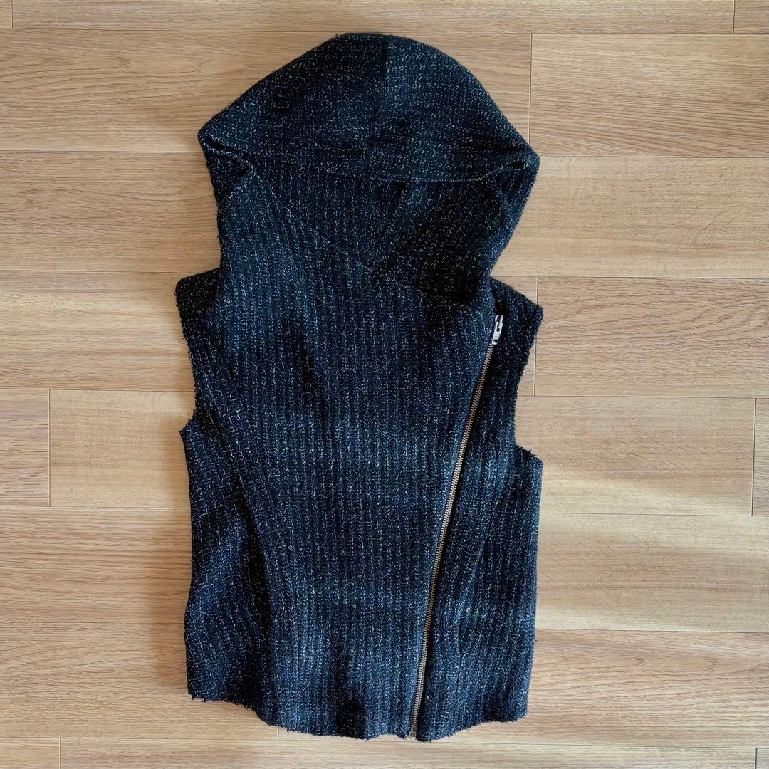 HELMUTLANG★ヘルムートラング 変形 フーディ ニットベスト