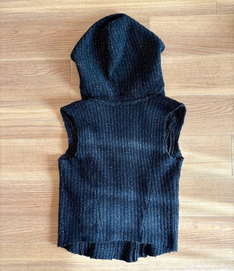 HELMUTLANG★ヘルムートラング 変形 フーディ ニットベスト