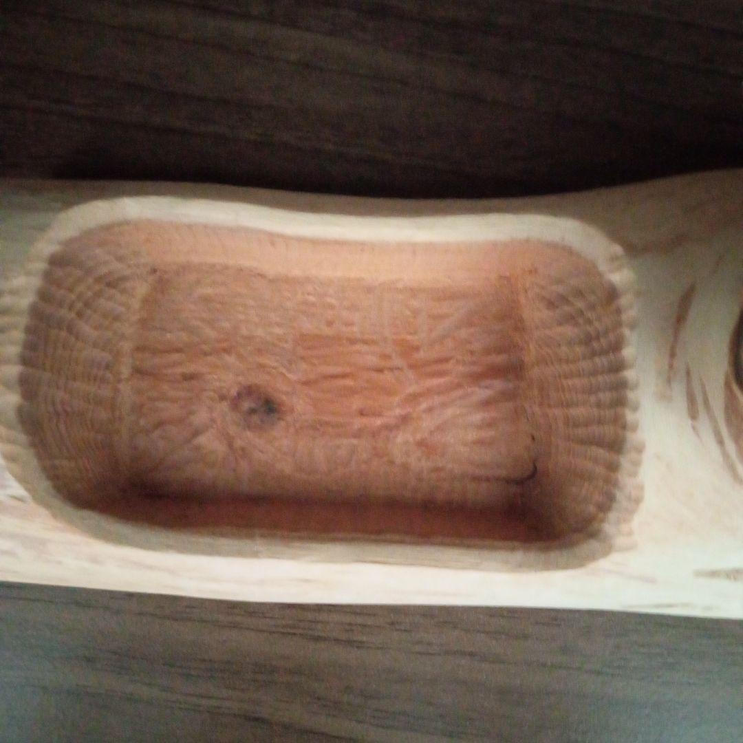 木彫　トレイ　トレー