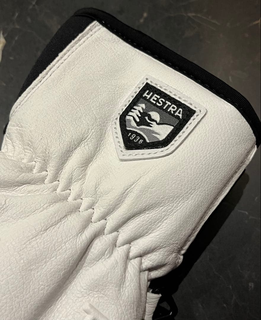 【未使用】HESTRA ヘストラ Topo 3-Finger ホワイト サイズ6