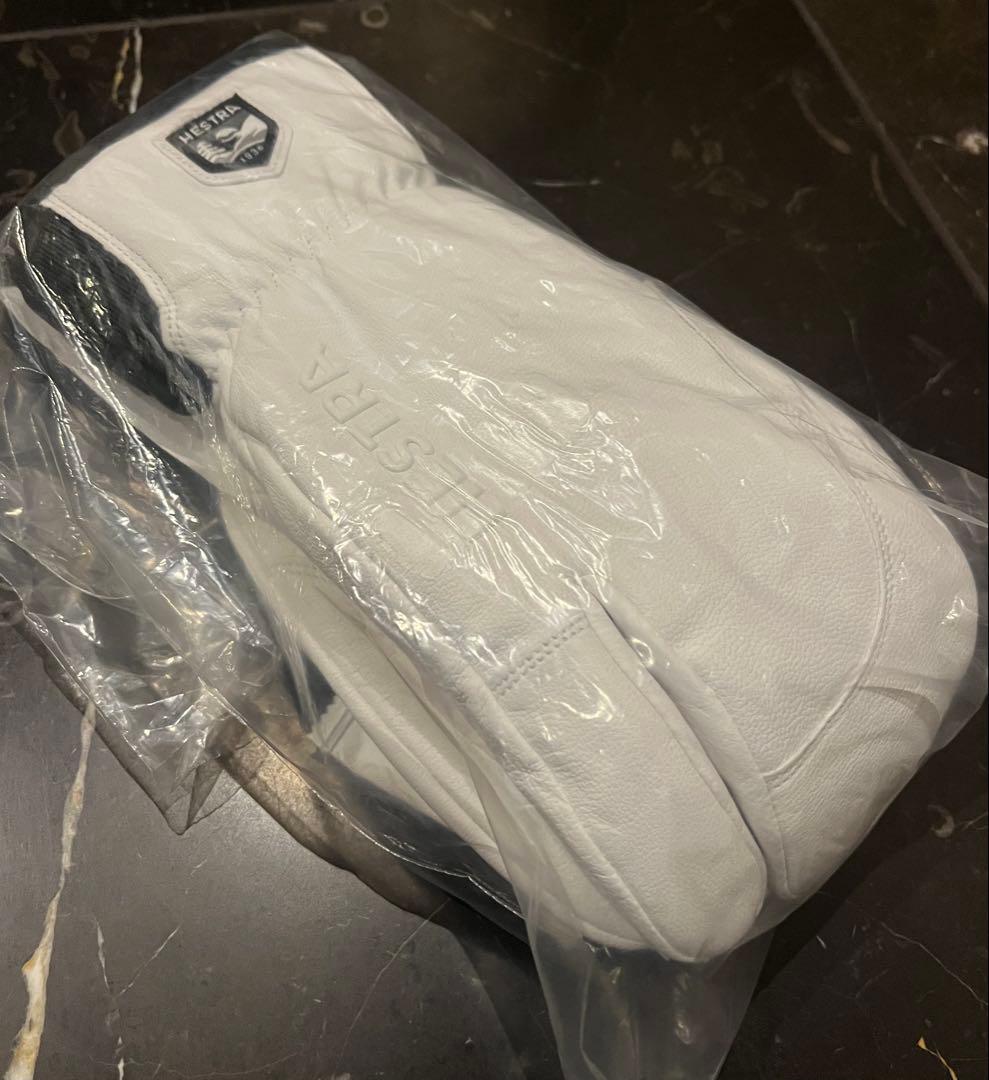 【未使用】HESTRA ヘストラ Topo 3-Finger ホワイト サイズ6