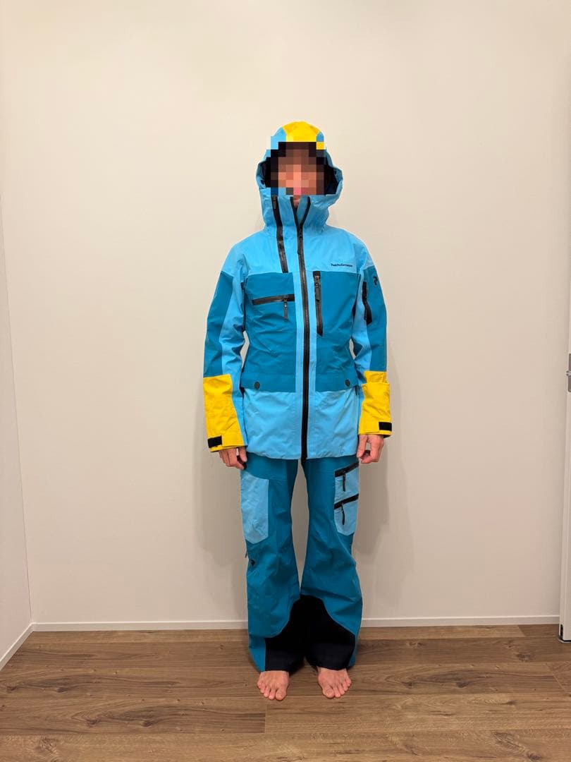 ピークパフォーマンス　GORE-TEXスキー、スノーウェア　ビブパンツ上下セット