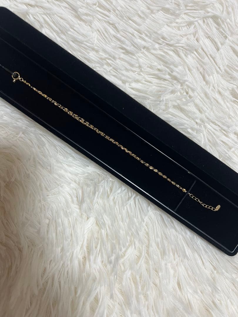 18k 3連ブレスレット 華奢