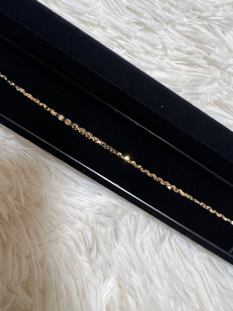 18k 3連ブレスレット 華奢