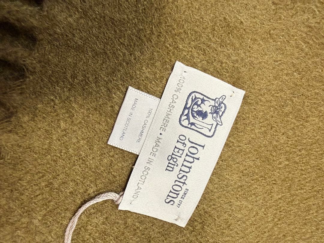 新品タグ付大判Johnstons of Elginカシミヤストールジョンストンズ