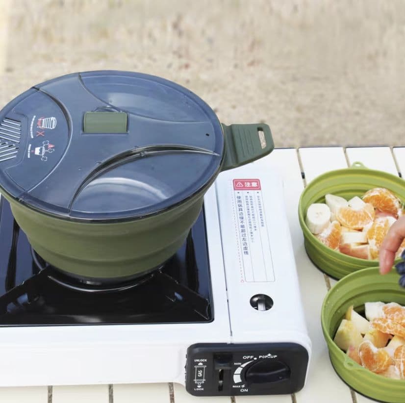 アウトドア調理器具 透明蓋付き