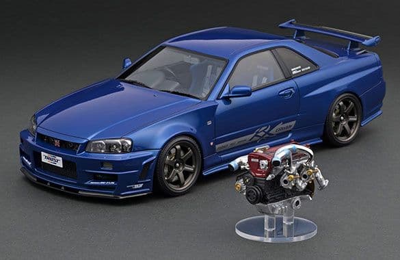 イグニッションモデル1/18TRUST.Greddy34RXエンジン付属 - メルカリ