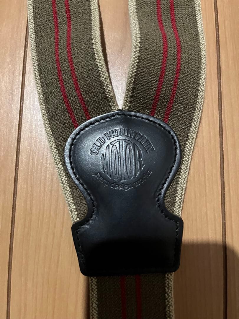 オールドマウンテン× MOTOR レザーサスペンダー