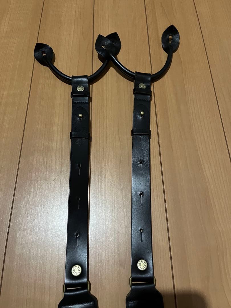 オールドマウンテン× MOTOR レザーサスペンダー