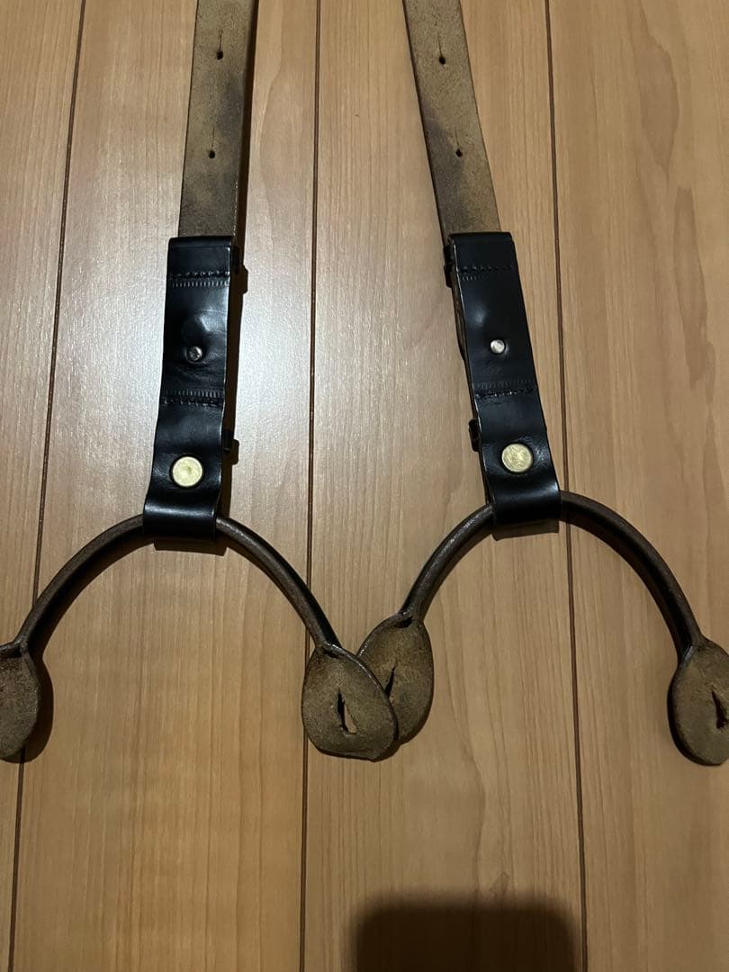 オールドマウンテン× MOTOR レザーサスペンダー