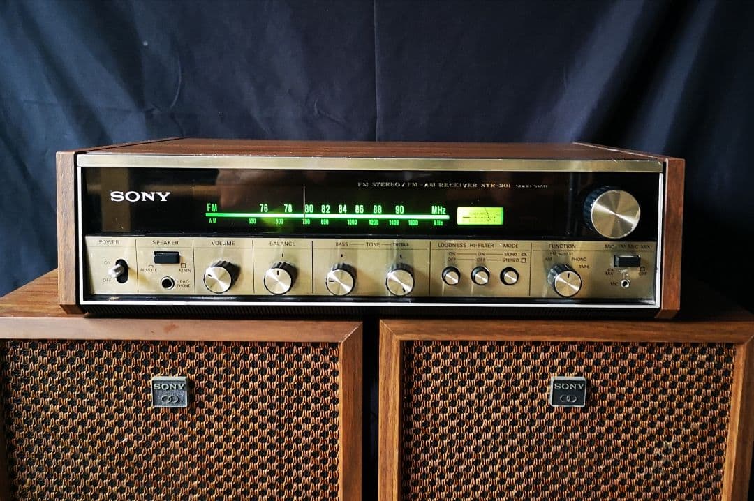 ラジオ・コンポ SONY STR-201 FM /AM STEREO RECEIVER