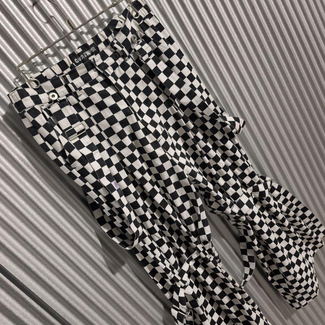 キャンディストリッパー 秋元梢コラボ ボンテージパンツ チェッカー