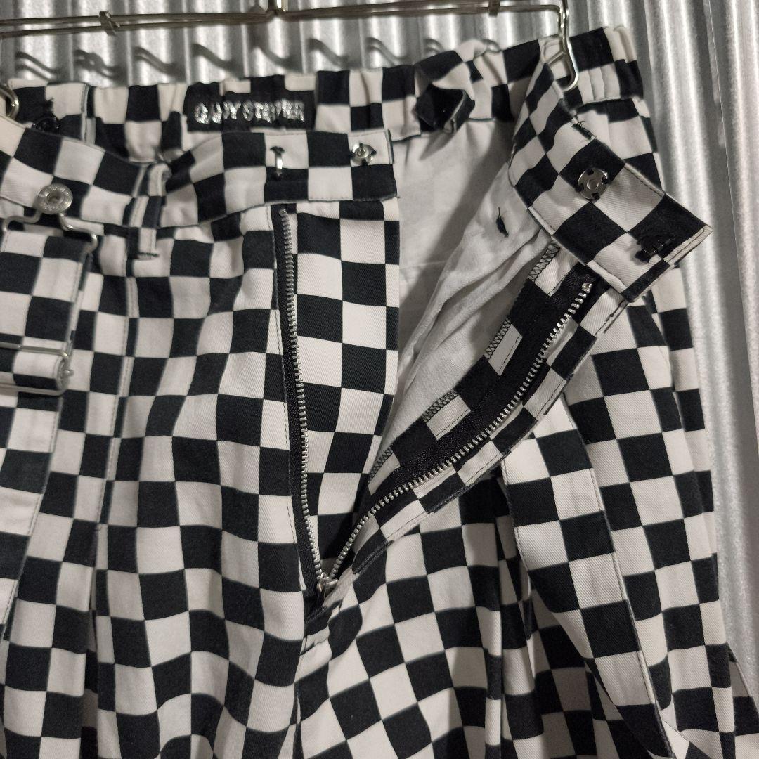 キャンディストリッパー 秋元梢コラボ ボンテージパンツ チェッカー
