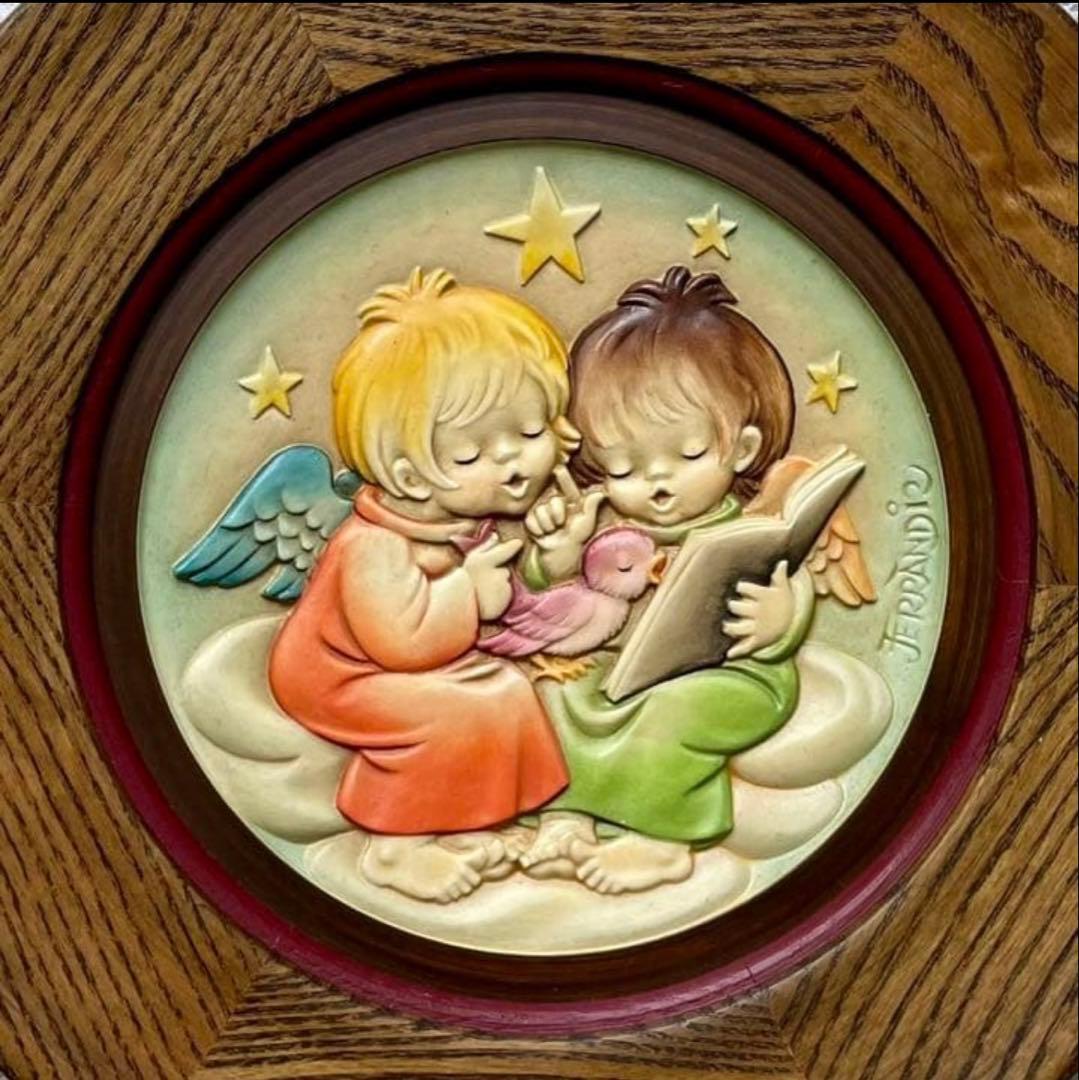 L様ご確認】 アンリ人形 ANRI 【クリスマスプレート・1980】