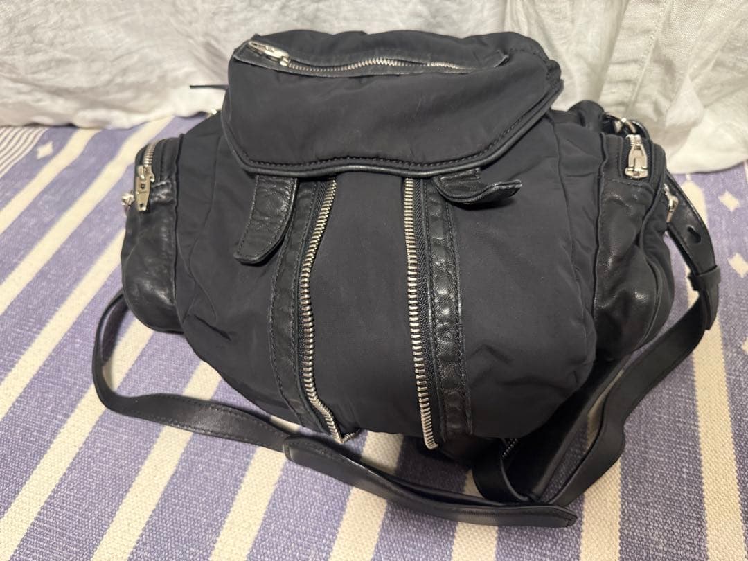 アレキサンダーワン 2WAY リュック／ショルダーバッグ ブラック