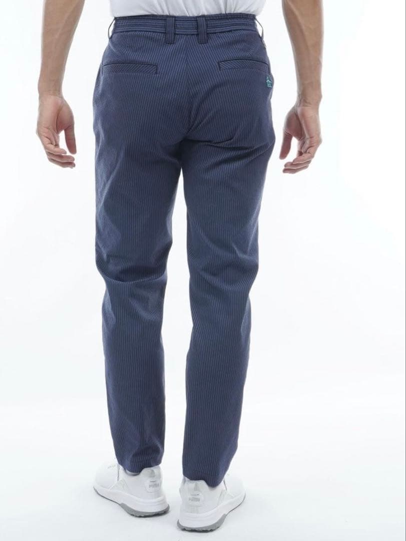 マンシングウェア　ネイビー ストレッチ ゴルフパンツ 84〜88