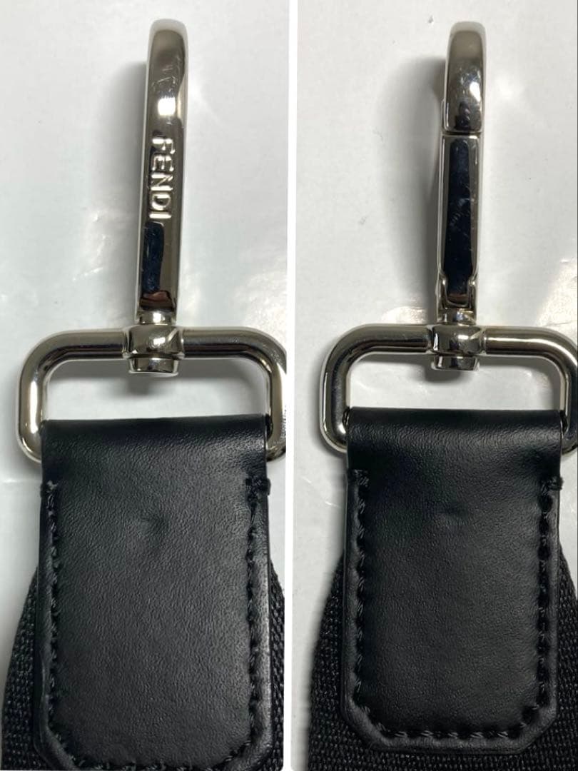 美品　FENDI フェンディ　モンスター　バグズアイ　ボディバッグ　ブラック