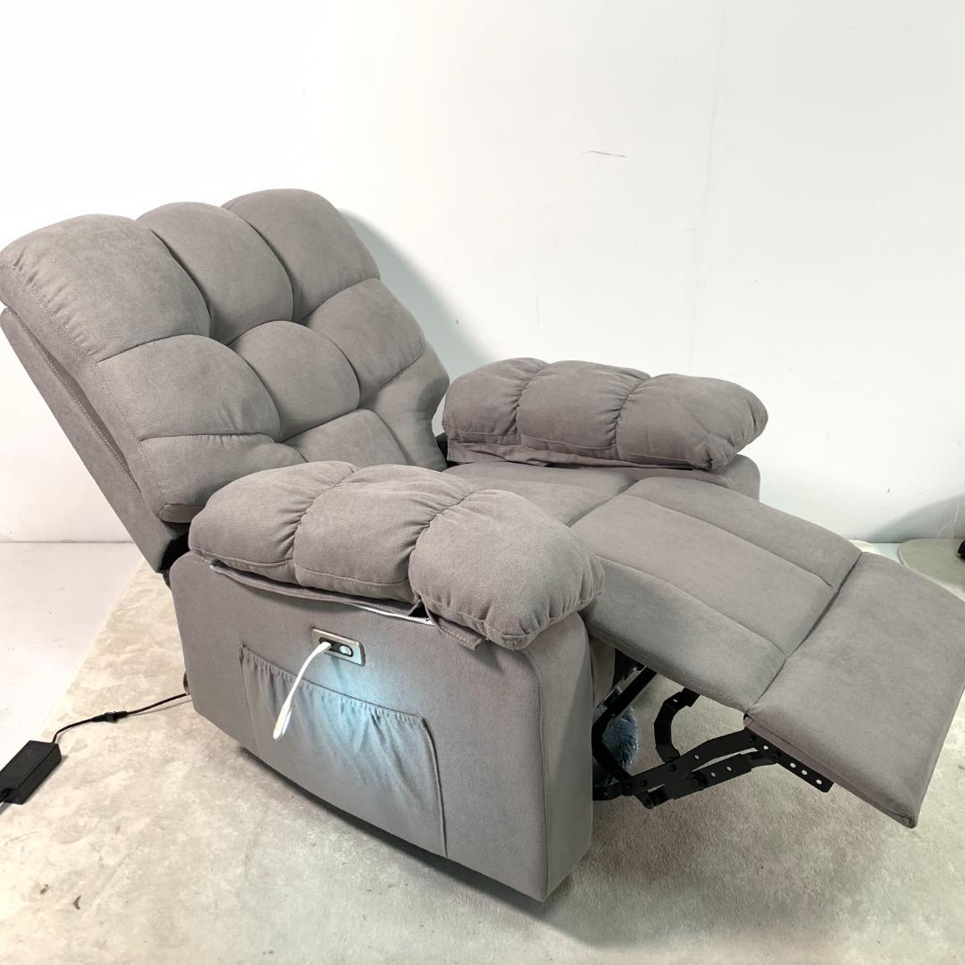 電動ソファ リクライニングソファ 1人掛け USB付き1447-220