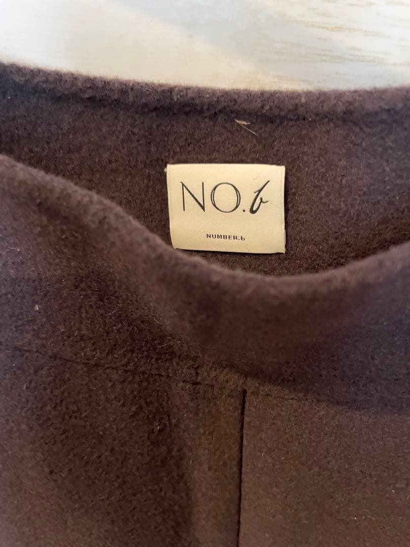 NO.b（ナンバーB）ウールリバーススカート 36 スタイリスト大草直子