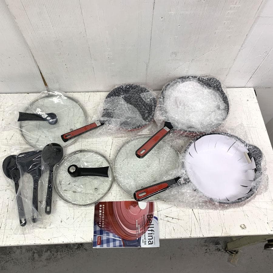 Bellfina マルチパン 25cm 3.6L 2個 ミニフライパン　20ｃｍ