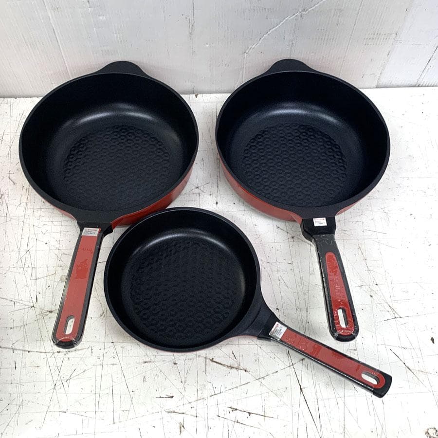 Bellfina マルチパン 25cm 3.6L 2個 ミニフライパン　20ｃｍ