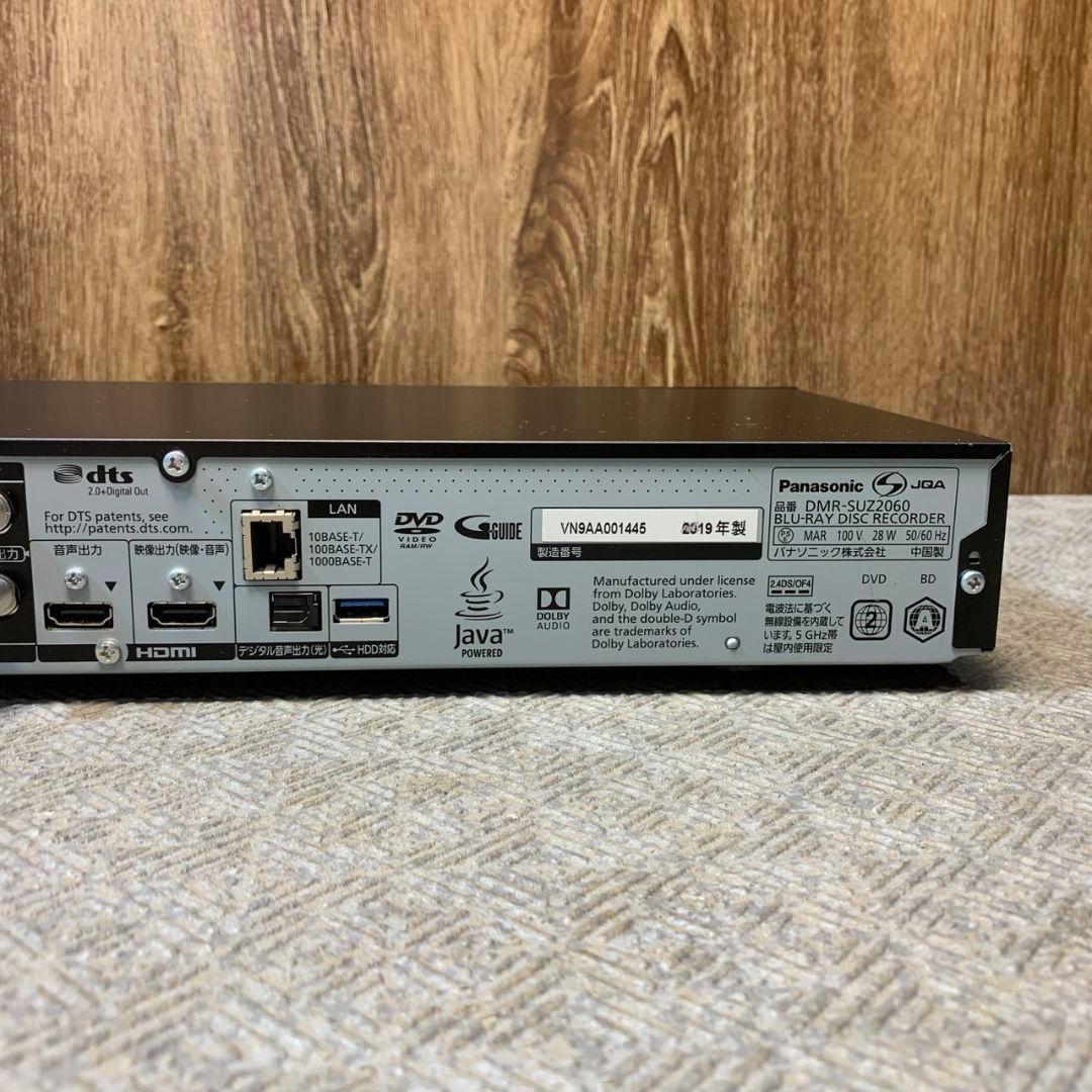 J459 Panasonic パナソニック レコーダー DMR-SUZ2060