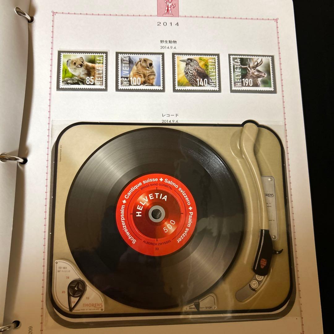 スイス 切手アルバム PRO JUVENUTIE