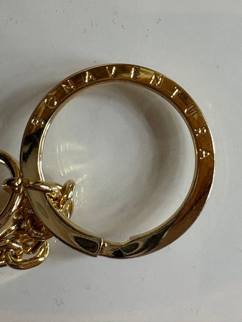 ボナベンチュラ　スターチェーンキーホルダー　ブラック