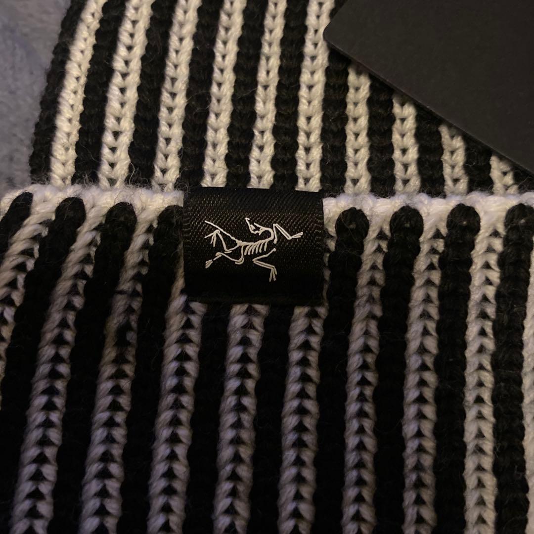 ARC´TERYX リブ編みトーク ブラック 新作