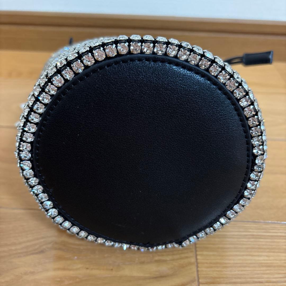 新品・未使用 ユナイテッドアローズ ストーン装飾 バケットバッグ