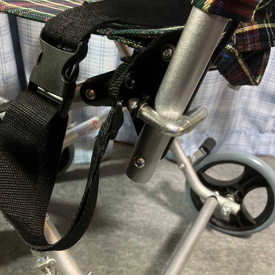 Nice Way軽量 折りたたみ式 車椅子コンパクト 介助ブレーキ付き アルミ製