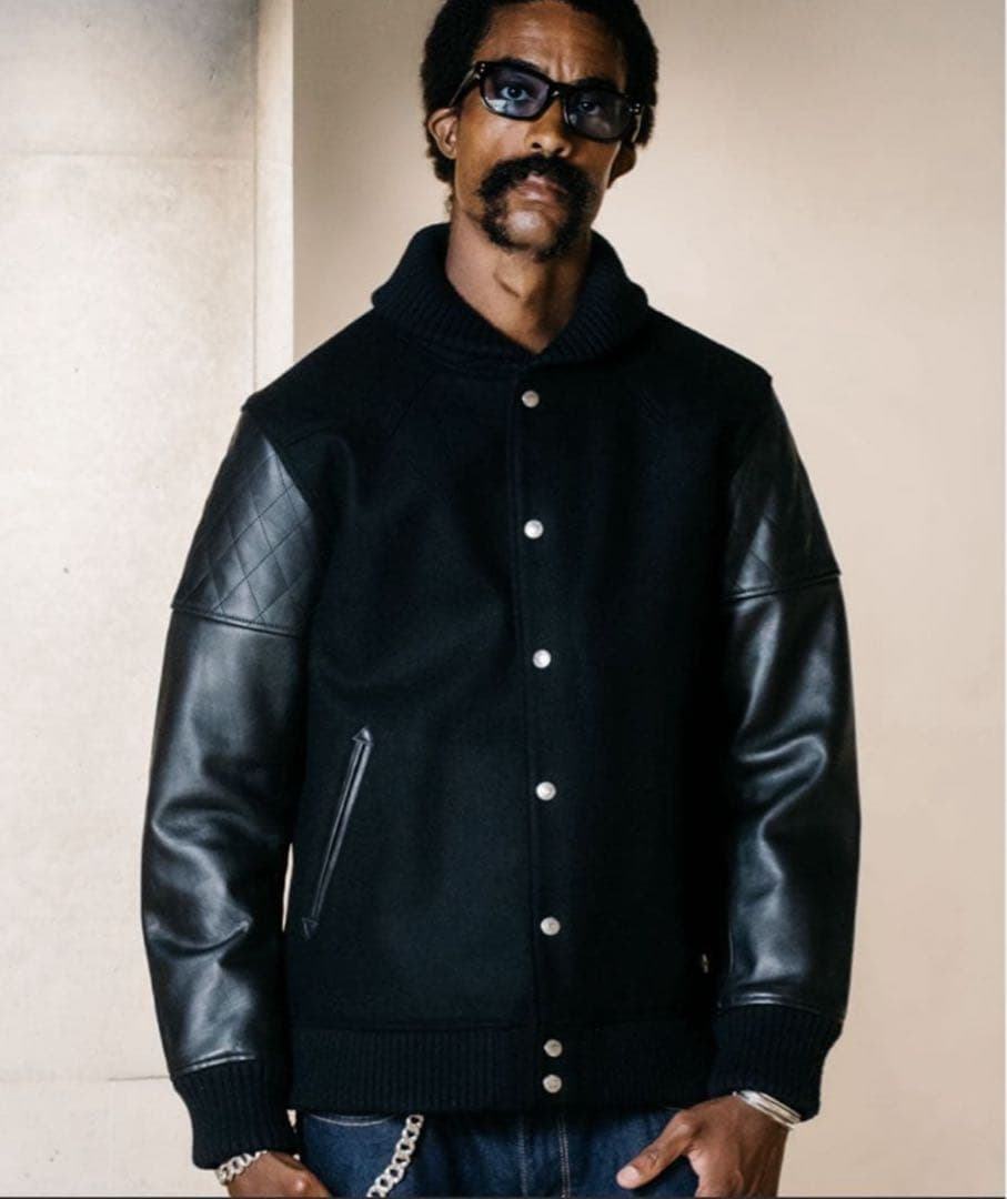 THE CRIME スタジャン L ブラック