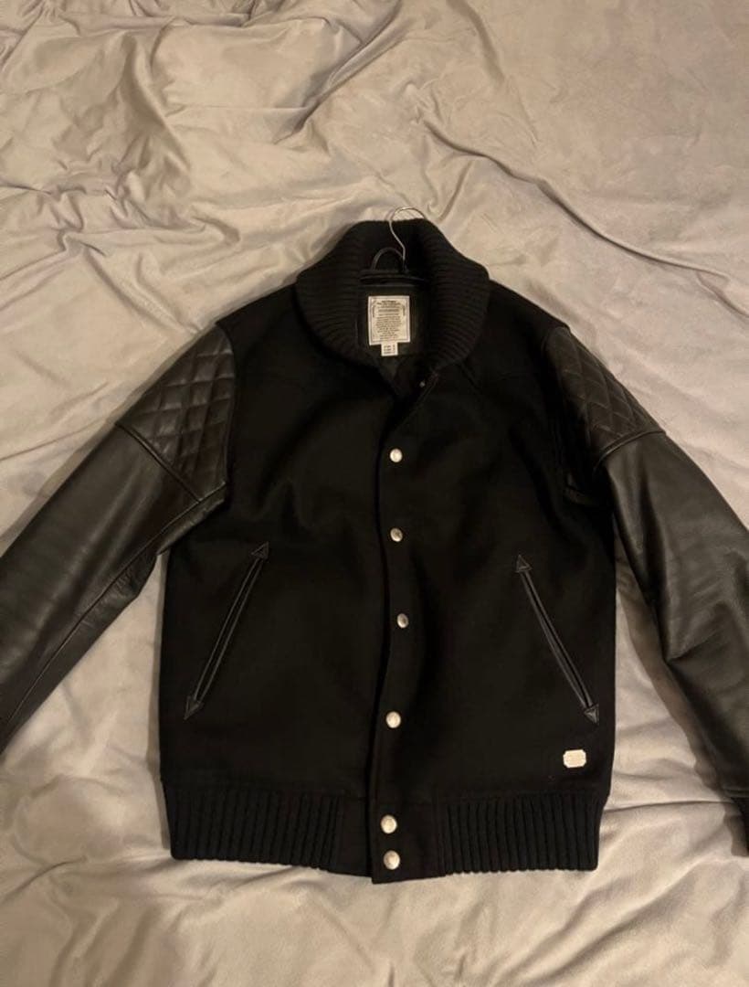 THE CRIME スタジャン L ブラック