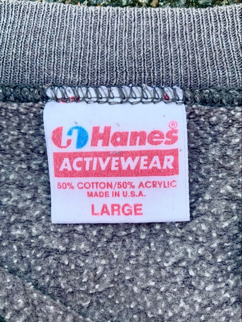 【reprint】 80's hanes sweat 【サンフェード】