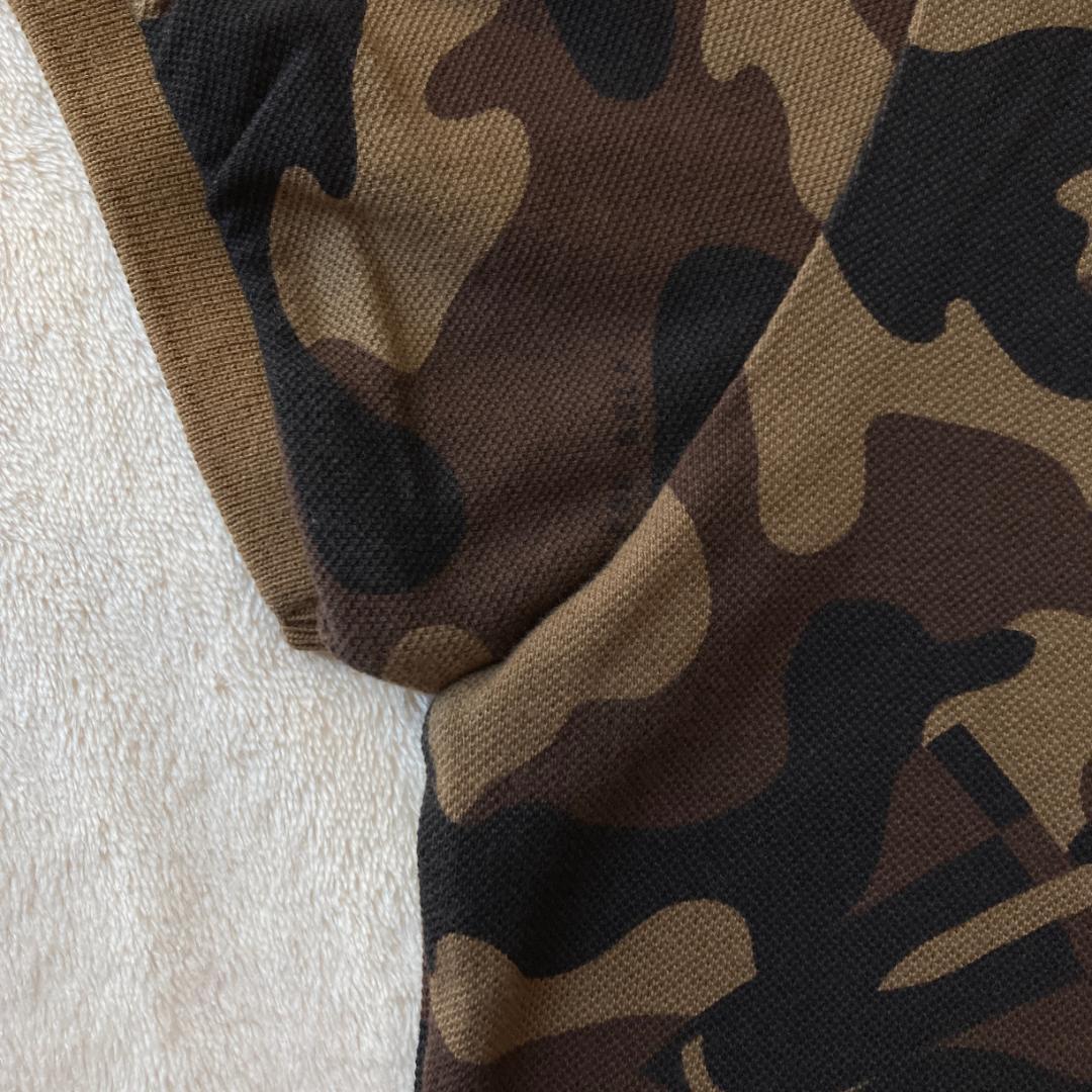 1257 パーリーゲイツ PEARLY GATES ポロシャツ 迷彩 茶 1