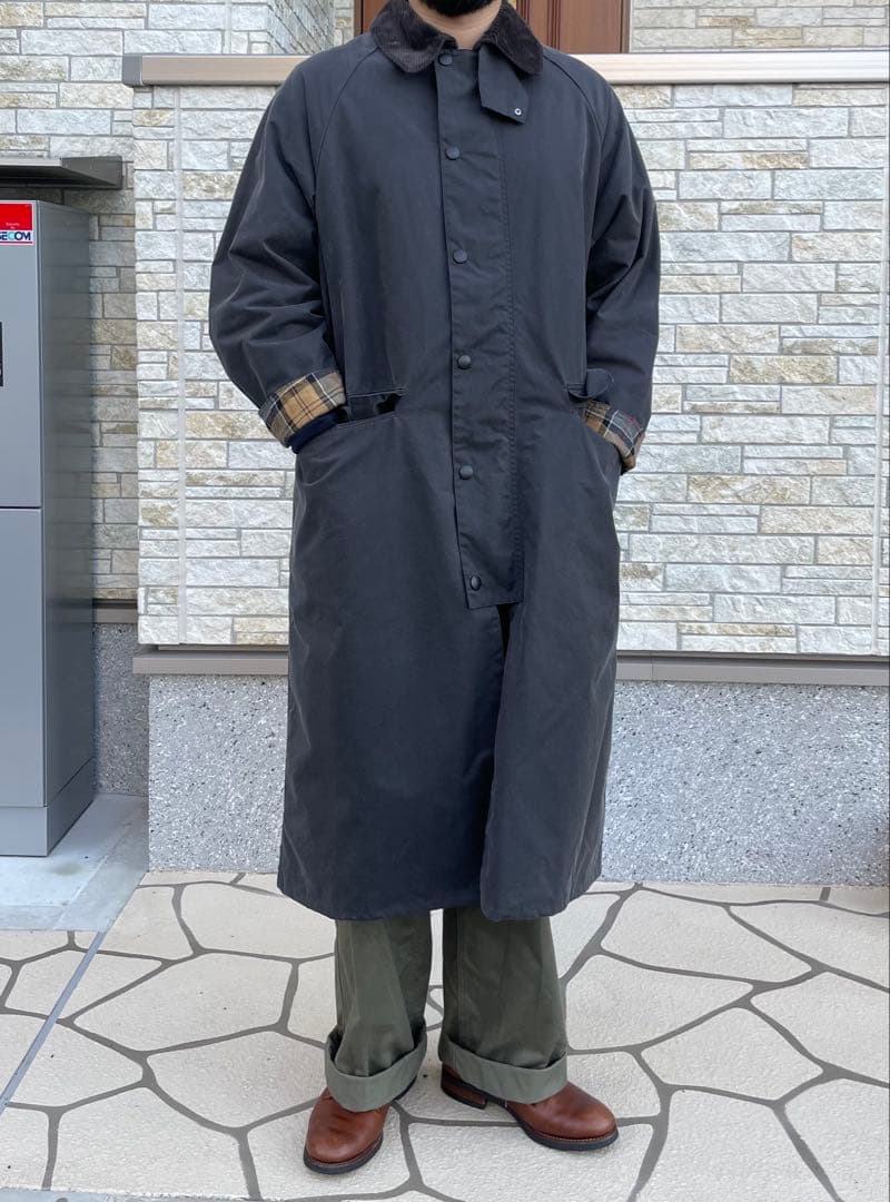 m*a様 【美品】Barbour バブアー コート BURGHLEY バーレー