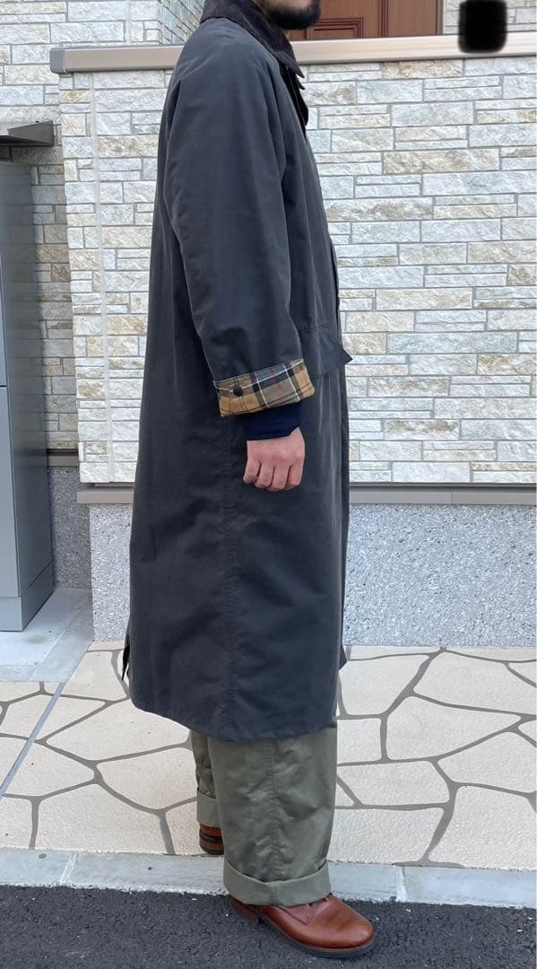 m*a様 【美品】Barbour バブアー コート BURGHLEY バーレー