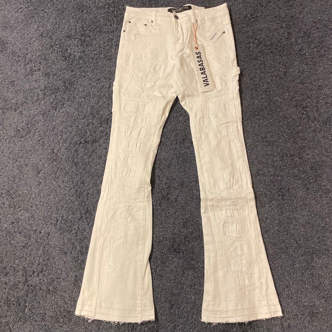 VALABASASバラバサス ホワイト 29 新品未使用 ダメージリペアフレア